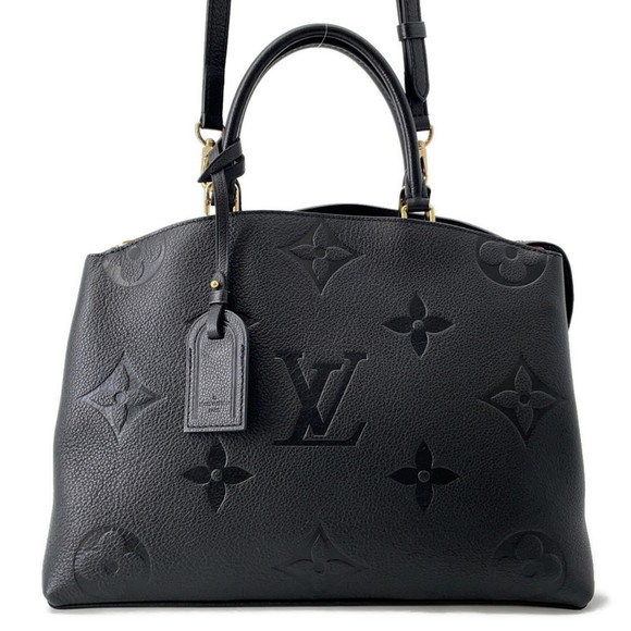 Louis Vuitton Monogram Empreinte Grand Palais MM Handbag M45811 2-way Black - Picture 1 of 16